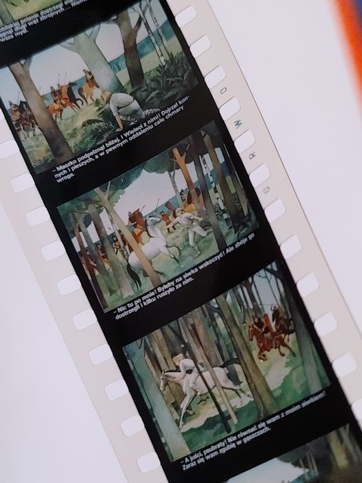 Bajka na kliszy W OBRONIE RODZINNEGO GNIAZDA bajki na Rzutnik PRL