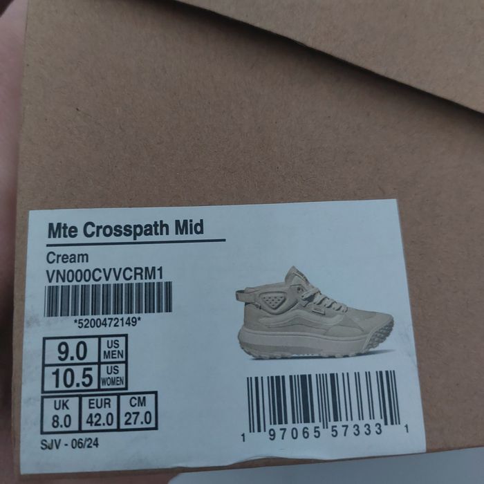 Buty męskie vans crosspath mid mte 42