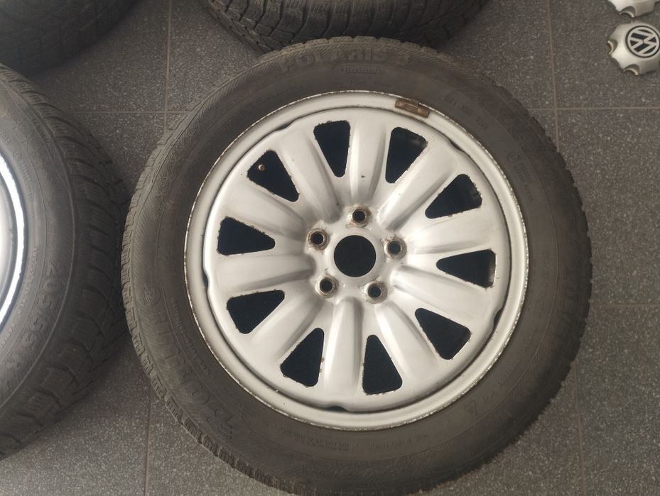Koła R16 205/55 VW Golf VI/VII, felgi hybrydowe Alcar + zimówki Barum