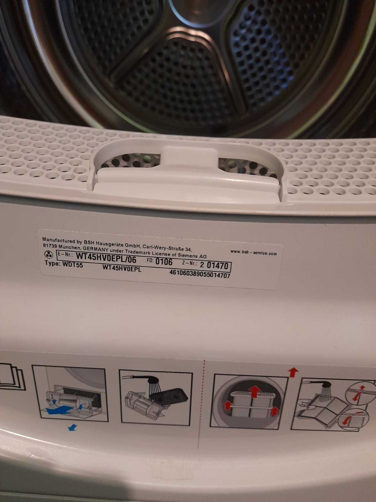 Сушильна машина Siemens WT45HV0EPL
