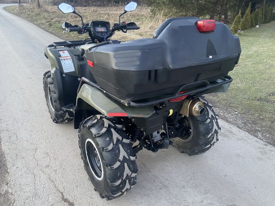 Rama zwrotnica wahacz półoś lewa prawa dyfer kingquad 700 kingquad 750