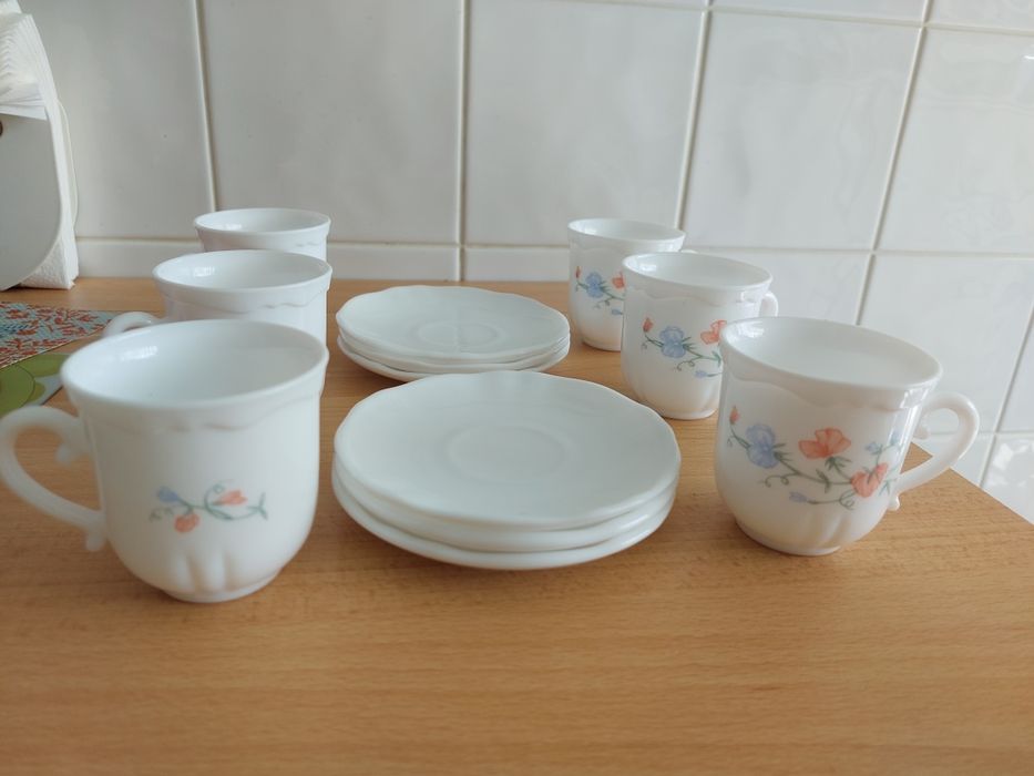 Conjunto 6 chávenas café Arcopal