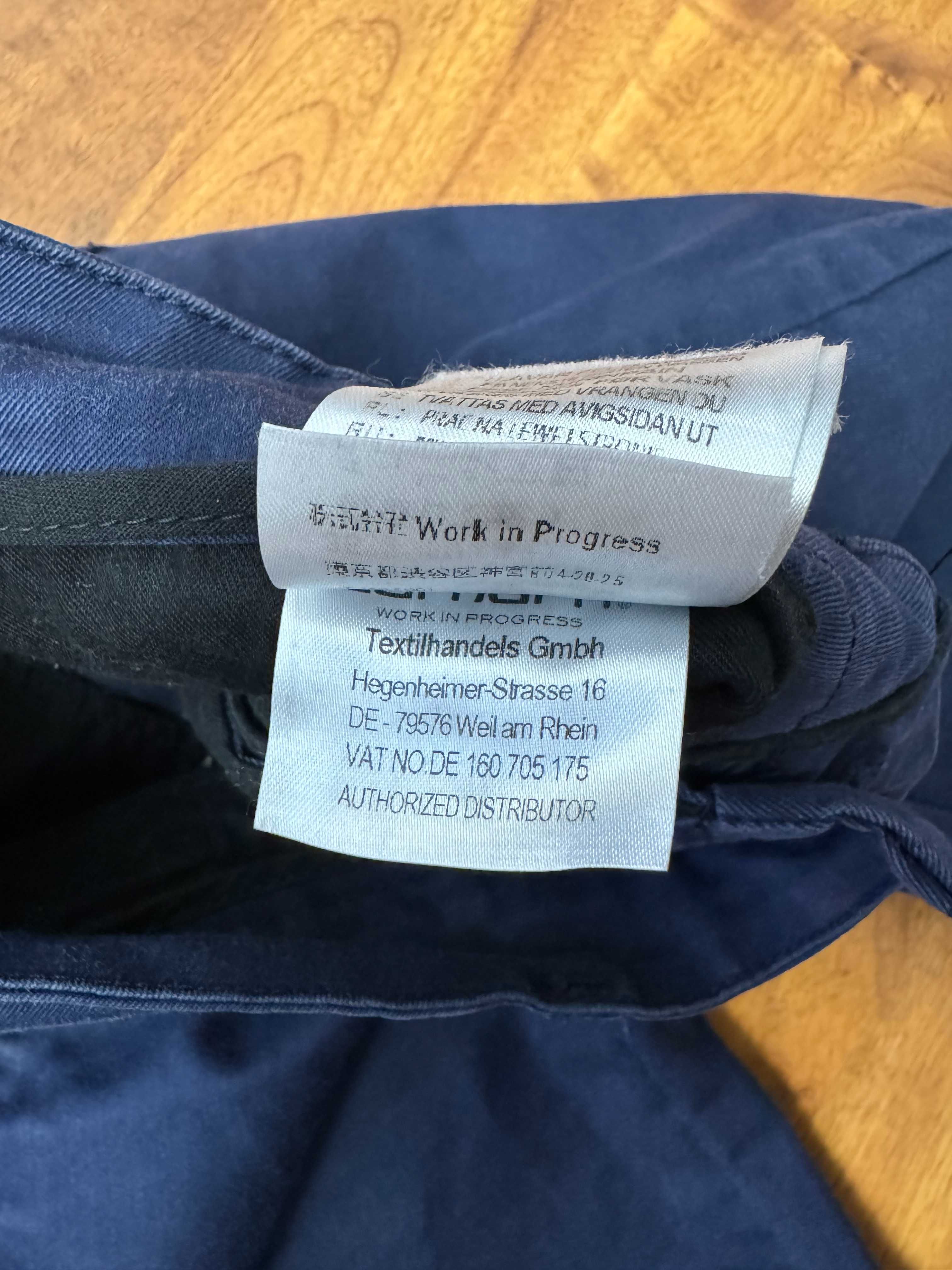 Spodnie materiałowe chinosy bawełniane chinos Carhartt W30 L34 S M