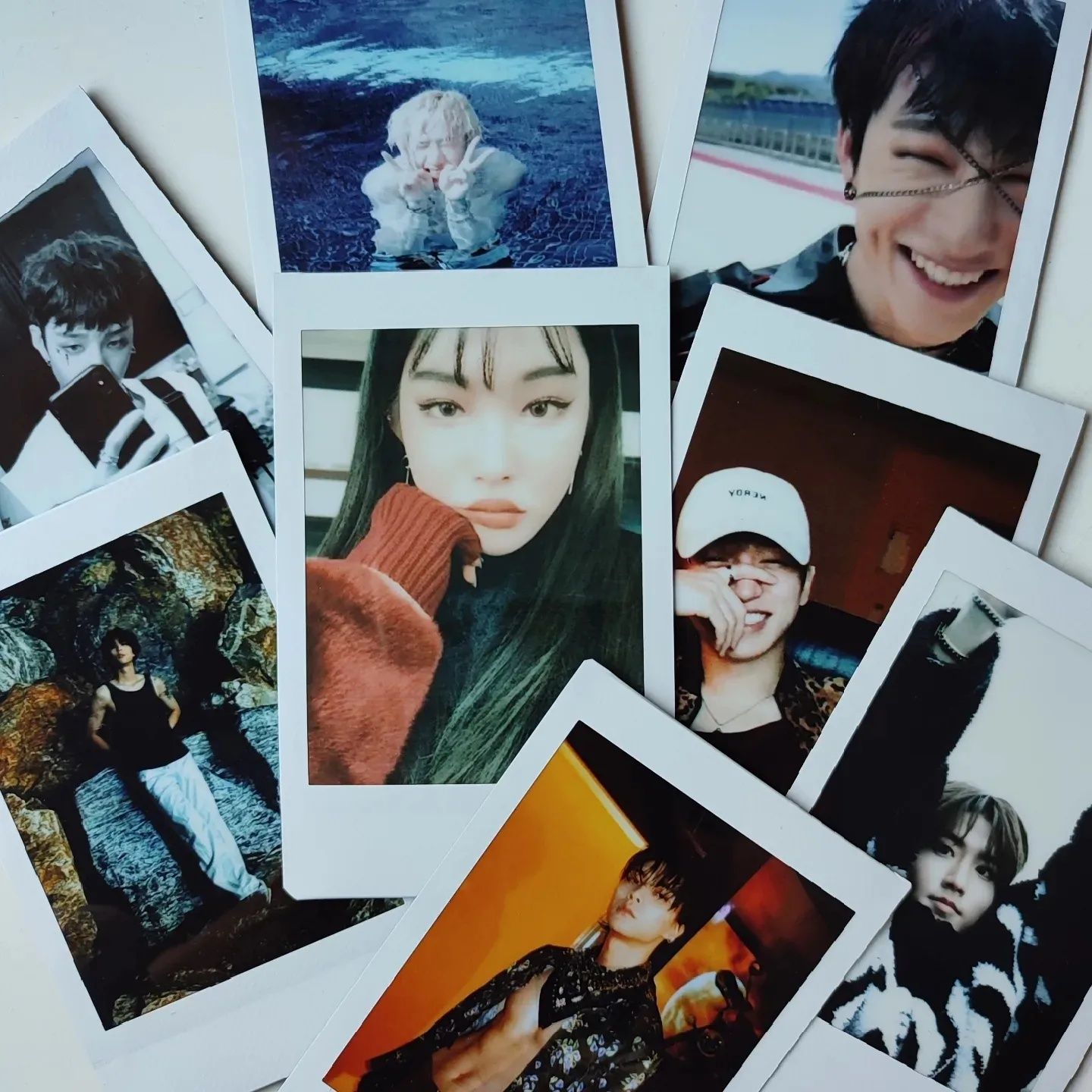 K-pop polaroids personalizadas