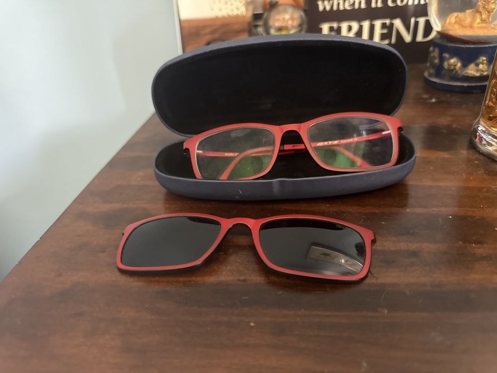 Onyx okulary -1.5 z magnetycznymi okularami przeciwslonecznymi