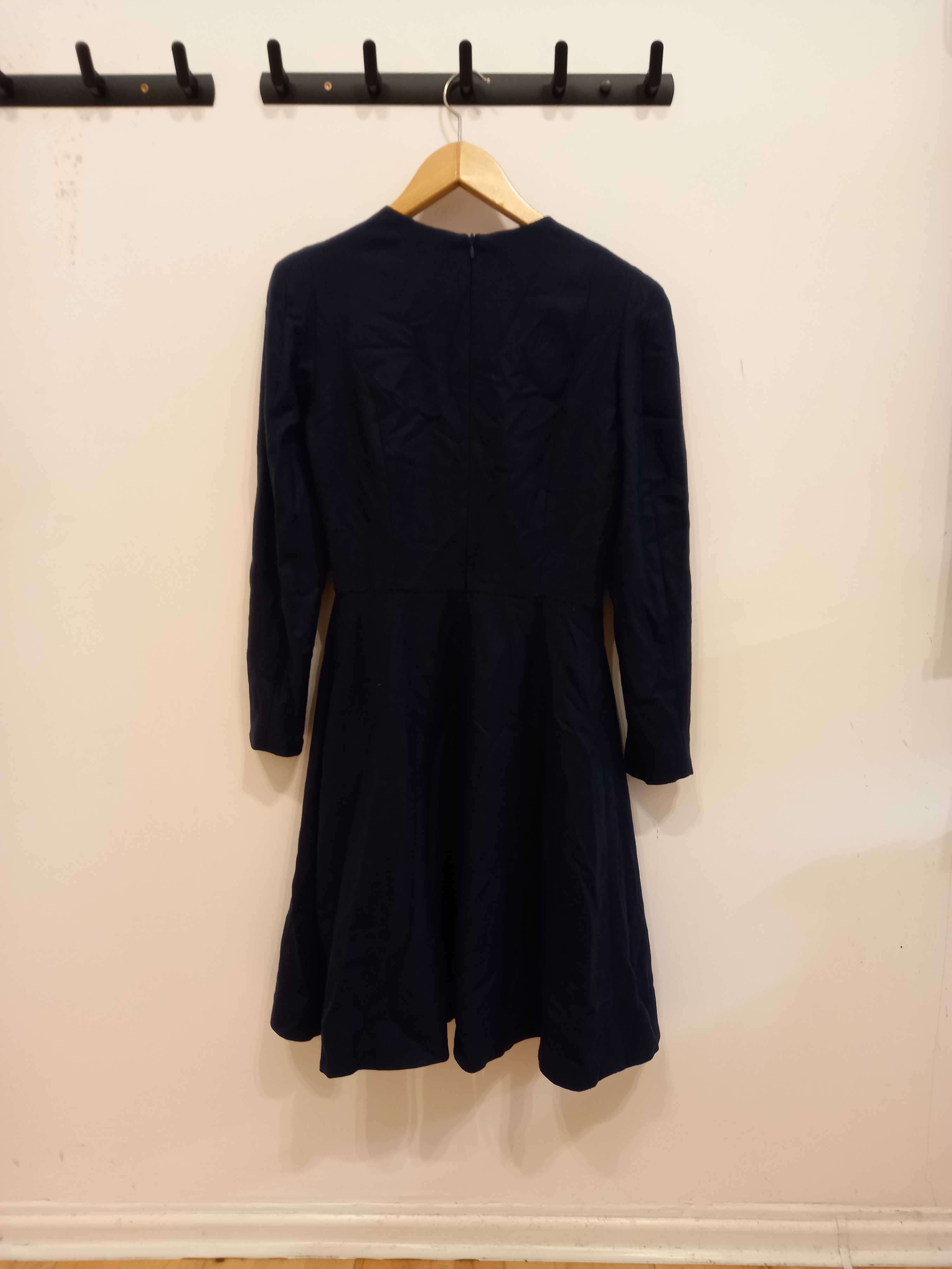 Super Sukienka Simple 34 GRANATOWA