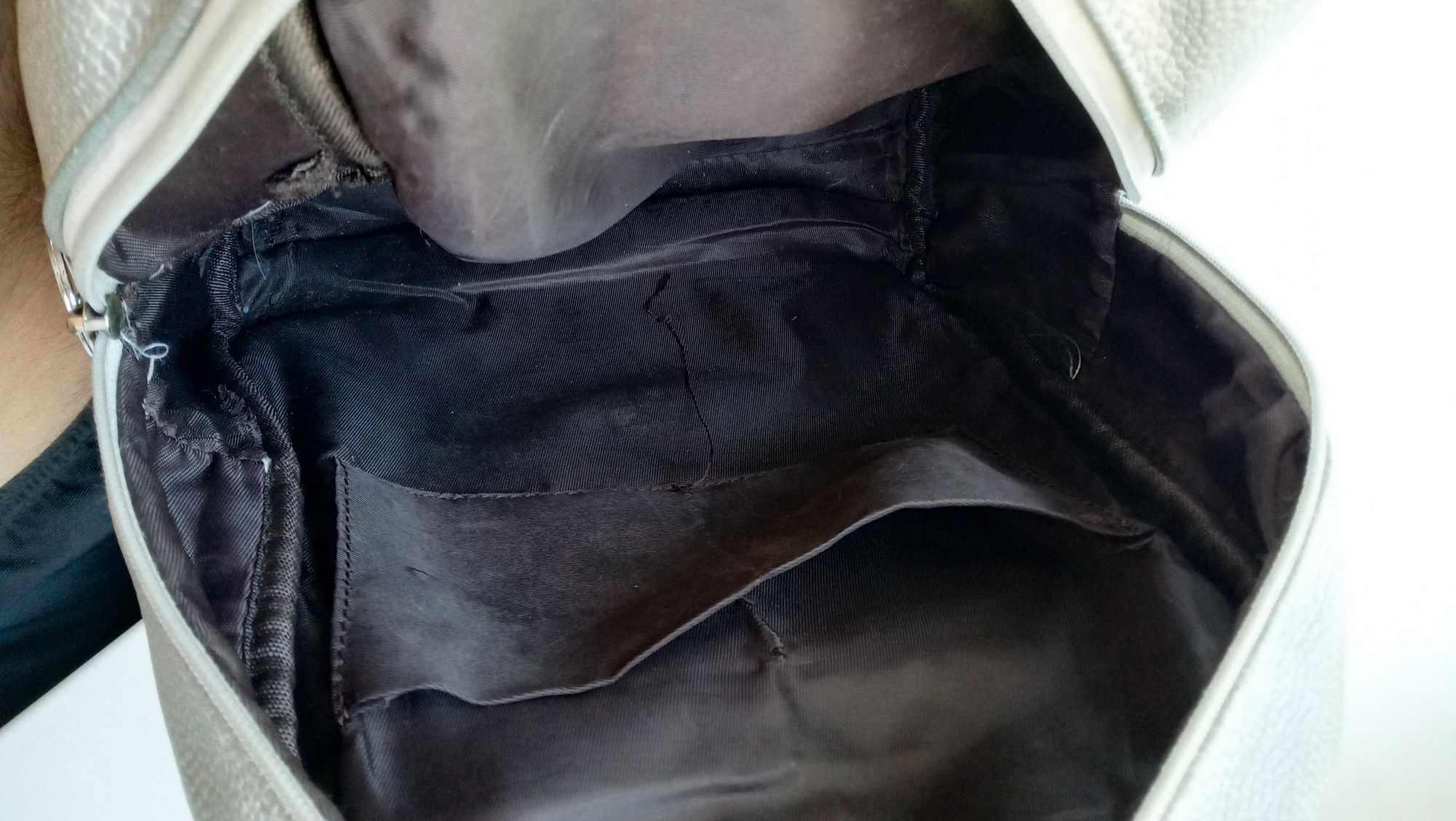 Женский рюкзак серый сумка