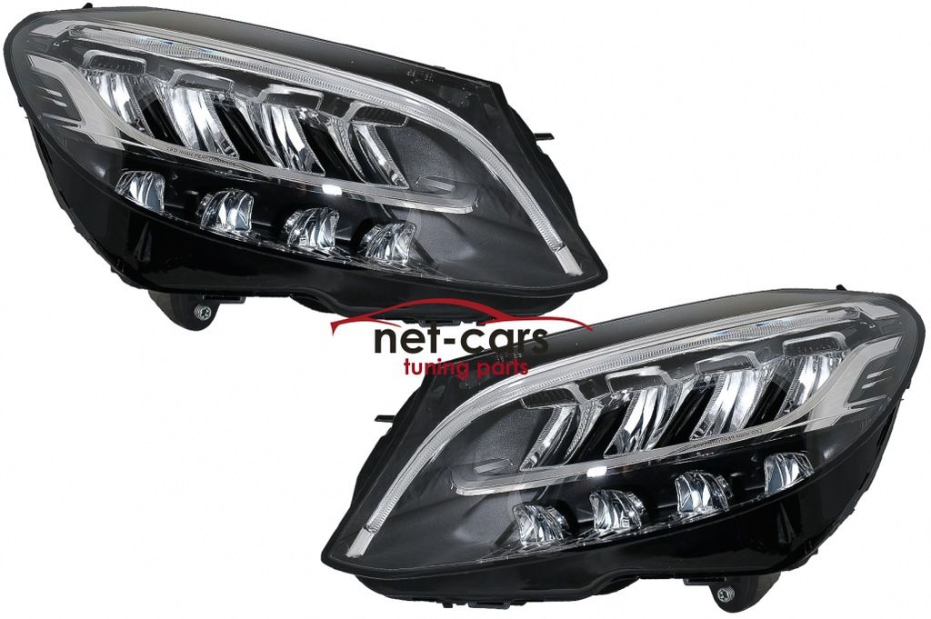 Reflektory lampy przód MERCEDES C W205 18- Lift FULL LED