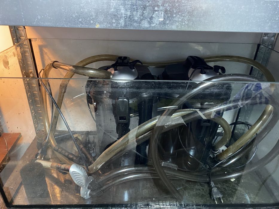 Akwarium 112l filtr grzałka
