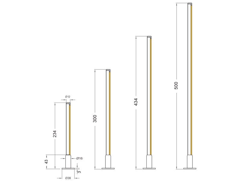 Iluminação modular led para vitrines - joalharia, relogoaria