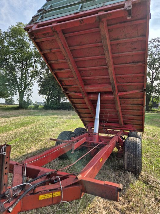Przyczepa tandem 11 ton 3 strony