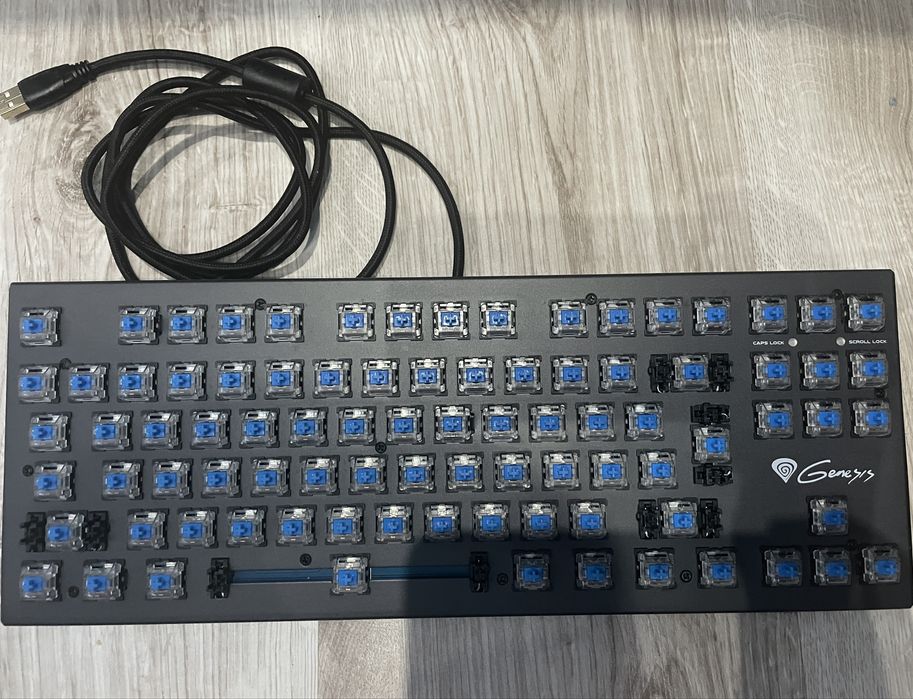 Klawiatura mechaniczna GENESIS THOR 300 TKL Green Blue Switches