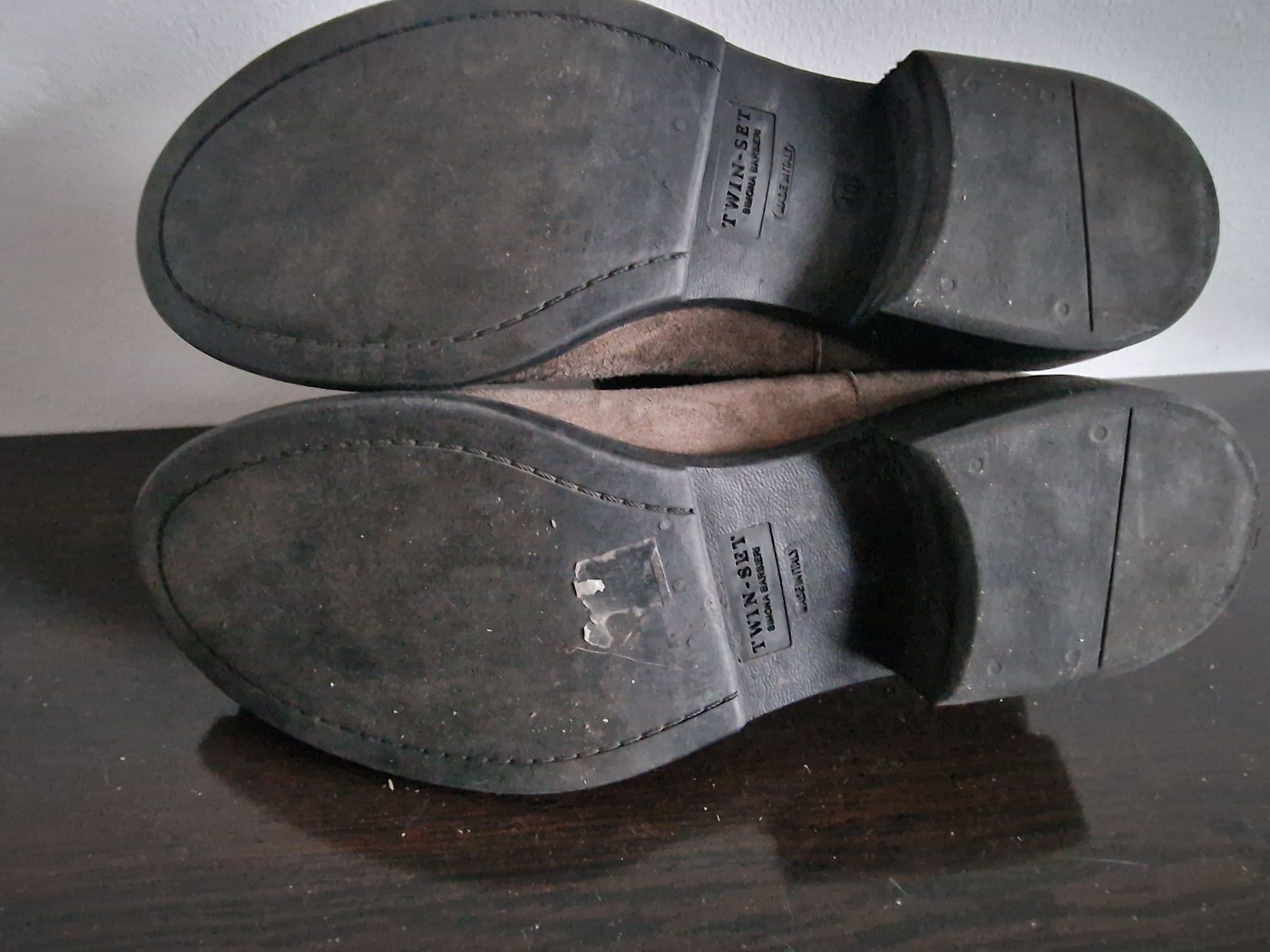 Twin Set zamszowe botki rozmiar 40