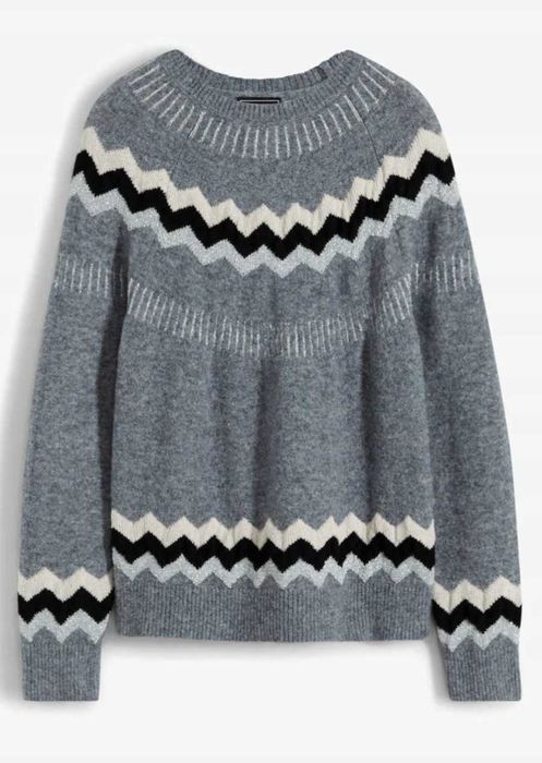 Lekki sweterek oversize 3% alpaka 36-40