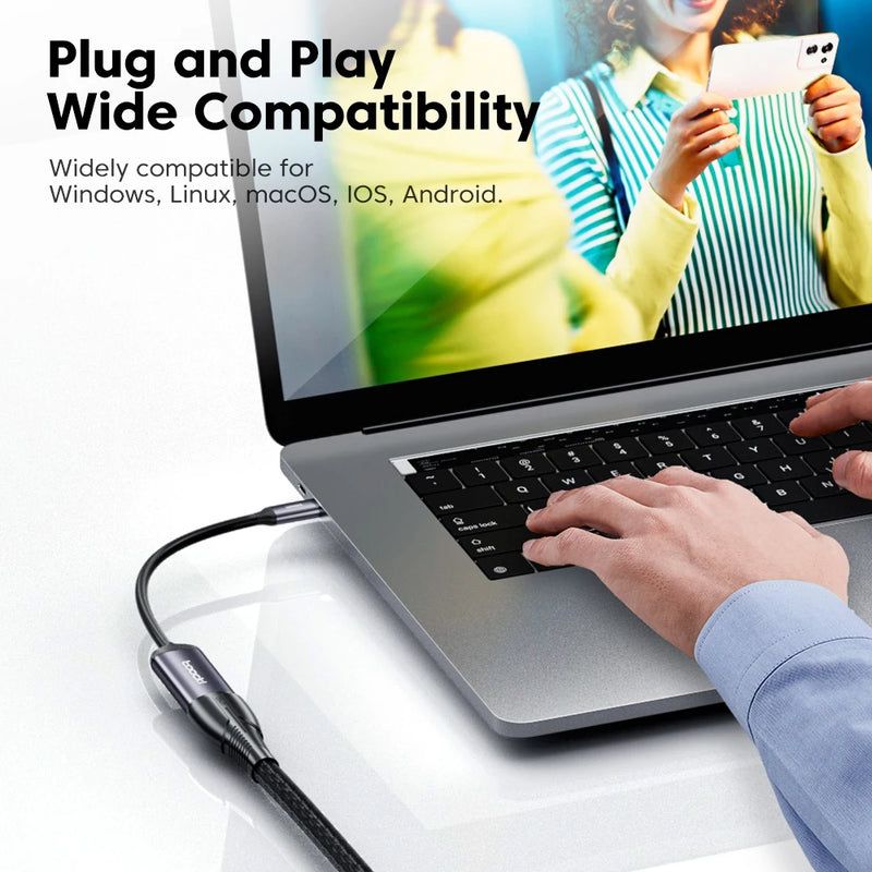 TOOCKI 4K HDMI to USB Type-C Cable Adapter