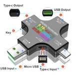 Тестер USB Atorch J7-C с графиком