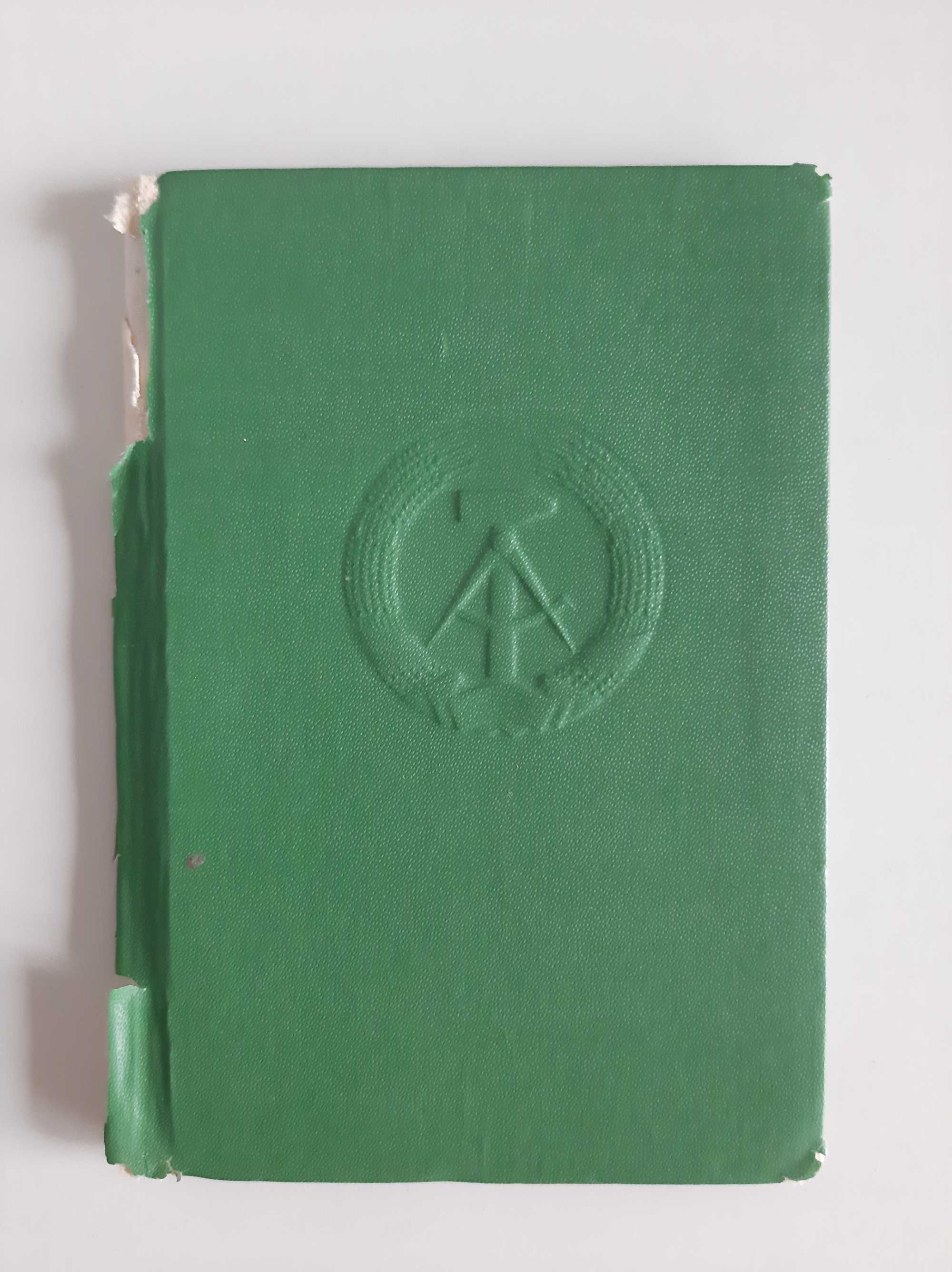 Ausweis fur Arbeit und Sozialversicherung. Oryginał. 1970.