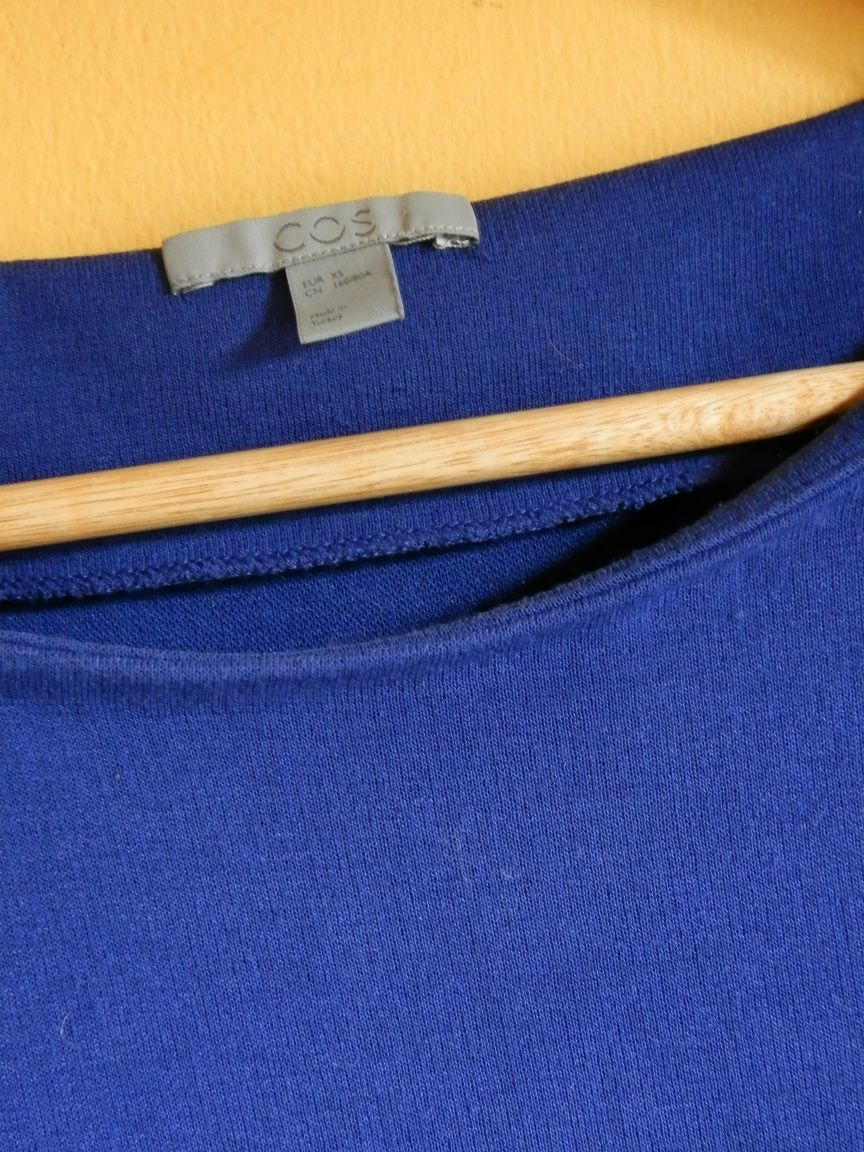 COS długi sweter tunika z wiskozy oversize