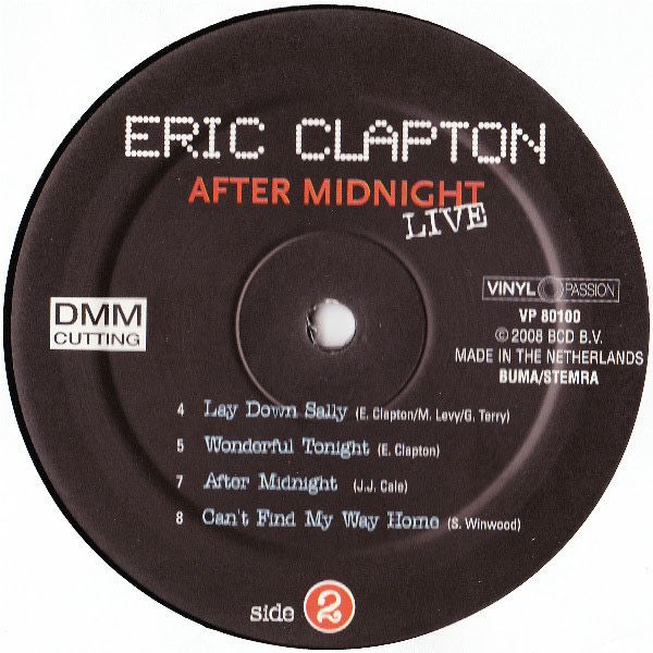 Eric Clapton - After Midnight Live 2008, Duplo LP Raro