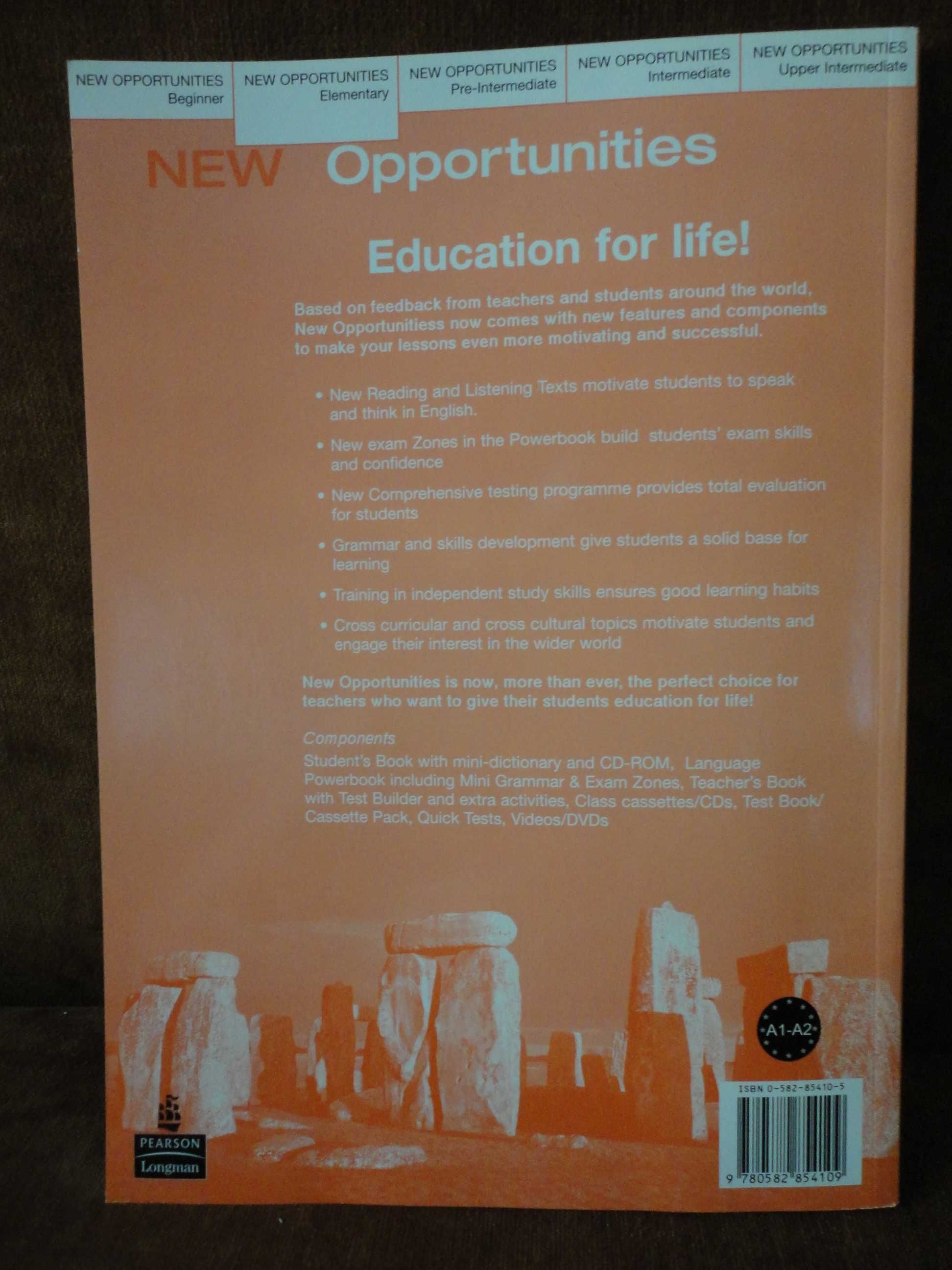 New Opportunities Elementary Language Powerbook A1-A2
