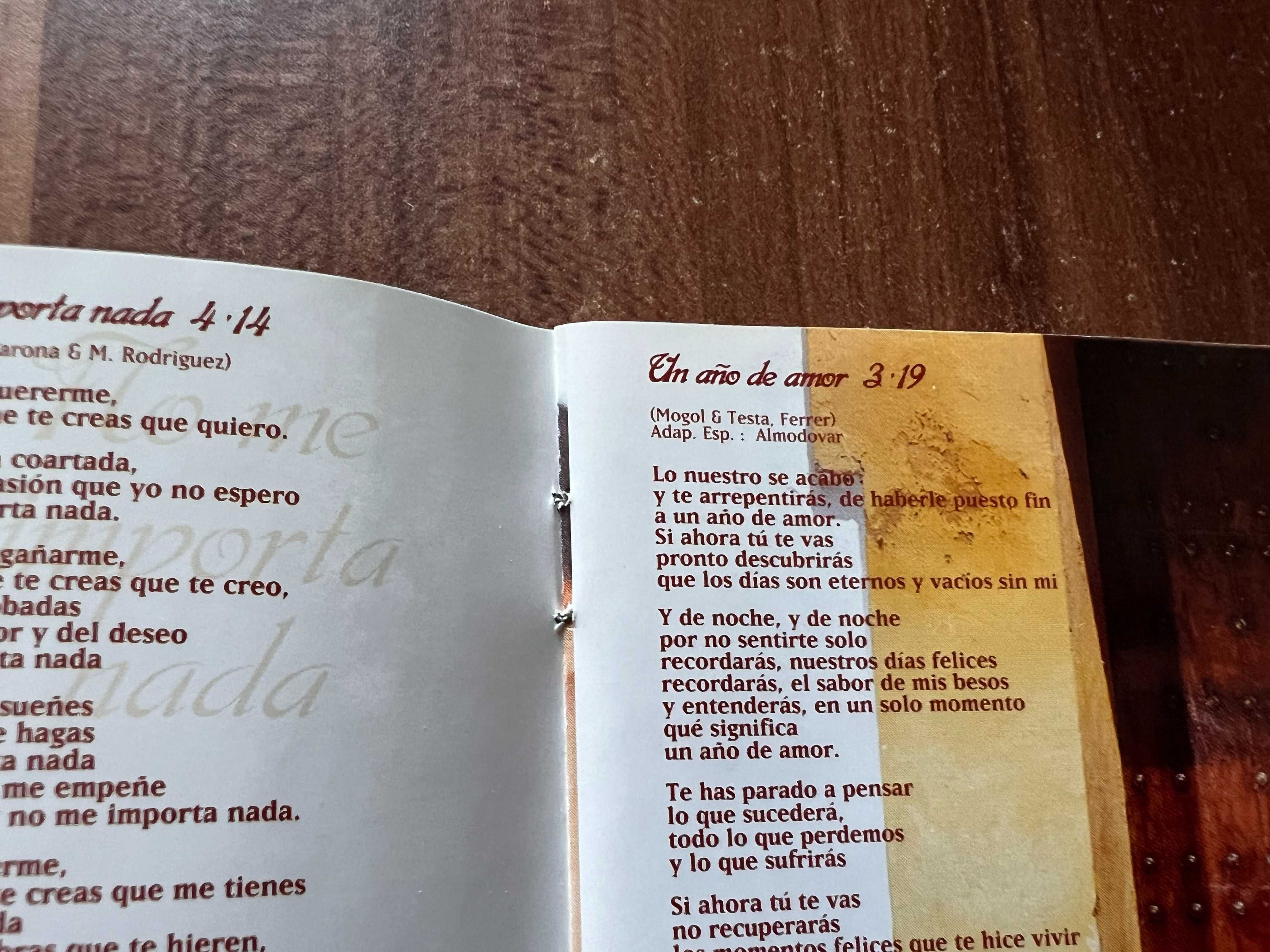 CD Luz Casal 1998r Epic