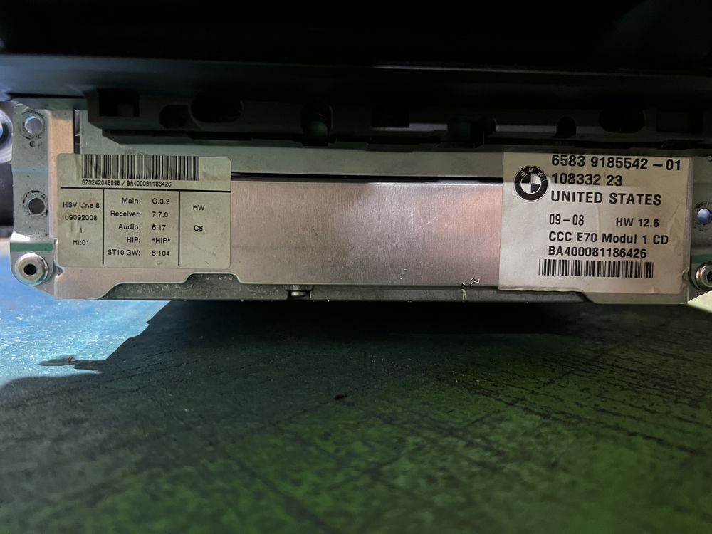 Блок СCC BMW X5 E70 Е71 E60 E90 Магнитола Монитор CСC БМВ Х5 Е70 E71