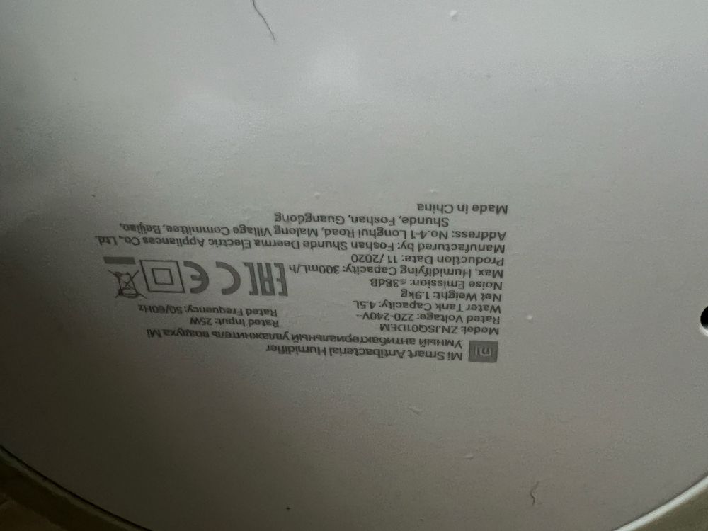 Humidificador Xiaomi Mi Smart Antibacteriano