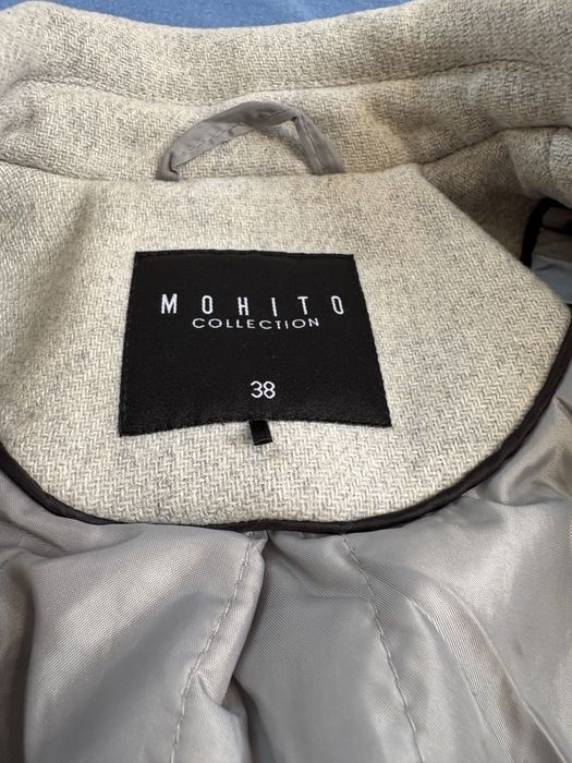 Plaszcz jesienno zimowy Mohito roz 38 stan bardzo dobry