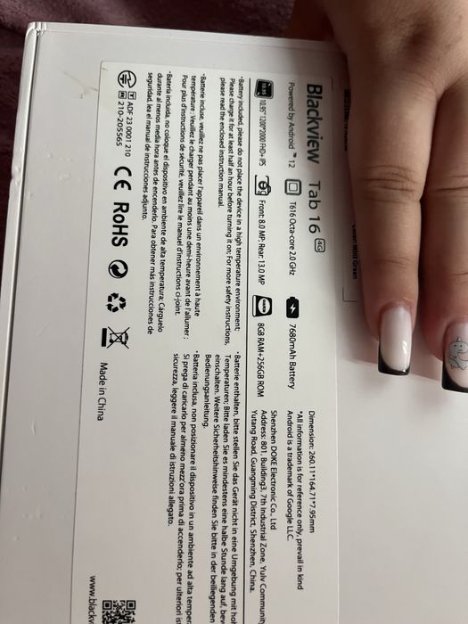 Планшет  Blackview Tab16