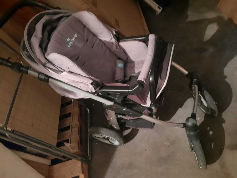 Wózek Baby Design 3w1, używany, centrum Krakowa