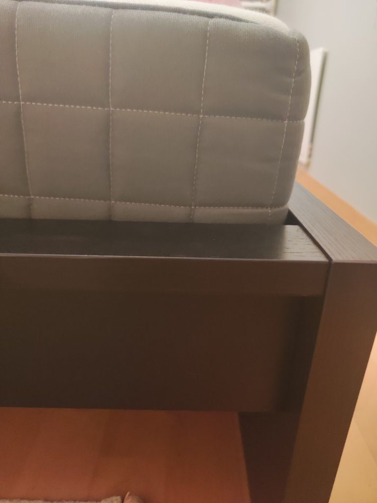 Cama Malm + estrado + colchão