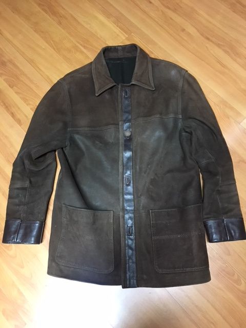 Casaco de pele acastanhado (Portes pagos)