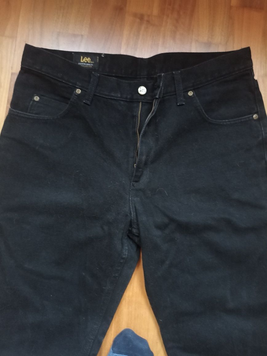 Spodnie jeans Lee Brooklyn czarne