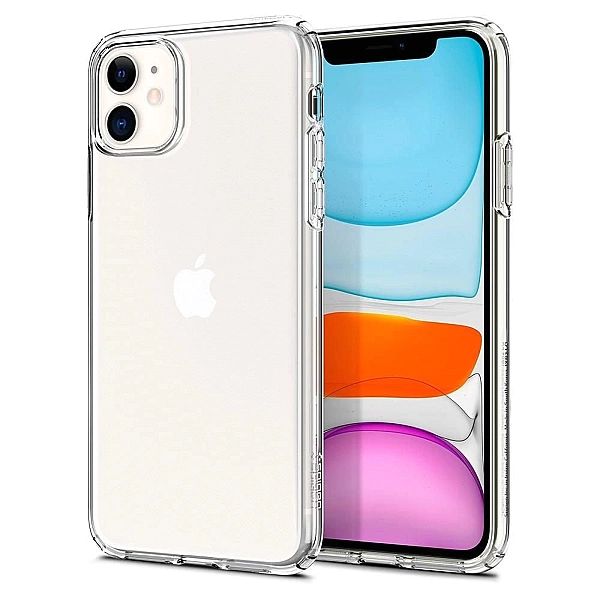 Plecki Spigen L Crystal do Apple iPhone 11 + Szkło Ochronne Bezbarwne