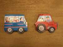 Colecção Rodinhas / O autocarro + O tractor