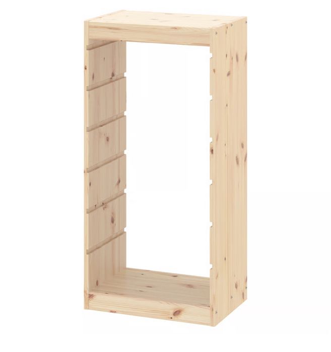 Regał trofast rama na pojemniki ikea sosna montessori