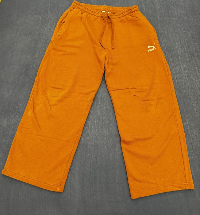 НОВЫЕ штаны пума puma forever better коричневые оранжевые унисекс L
