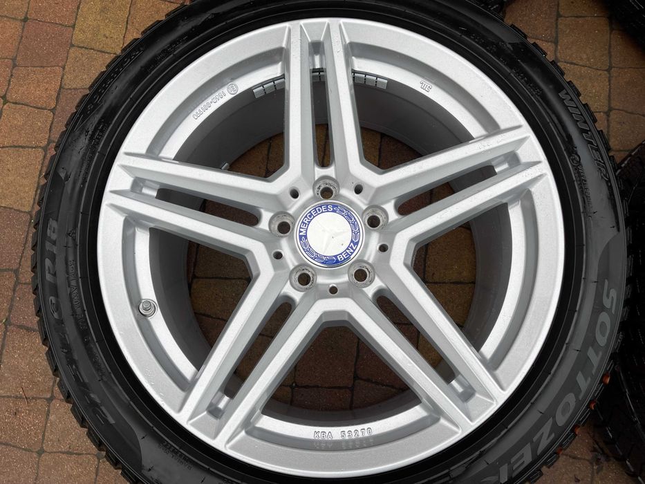 3705. Alufelgi 18" Mercedes C CL W238 8 / 9J 5x112 ET52.5 / 43