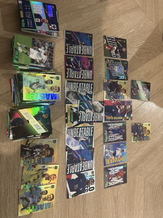 Karty kolekcjonerskie TopClass Unbeatable ok. 200 sztuk