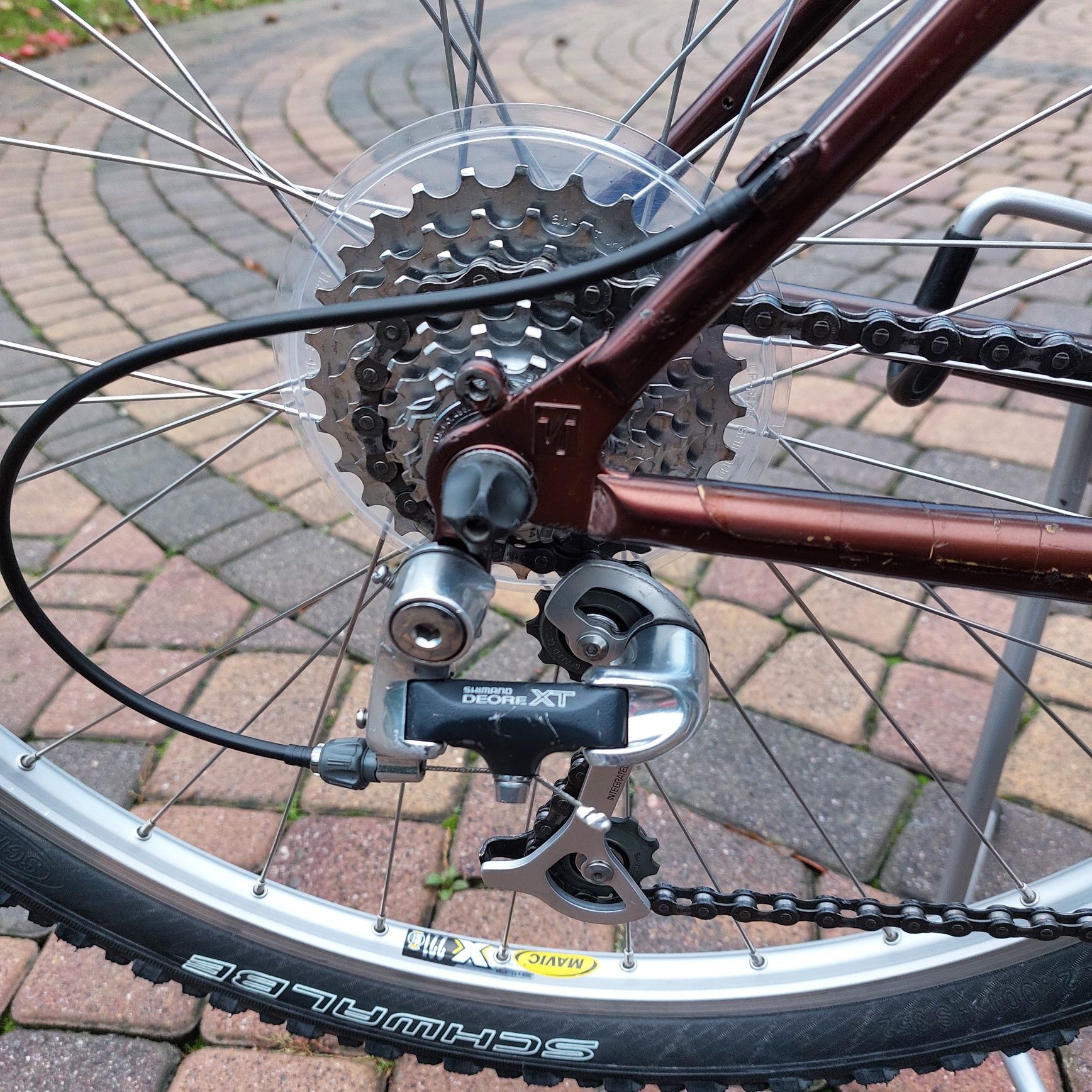 Unikat Rower Trek 990 Singletrack ZX Retro Bike Deore XT 737 3x8
