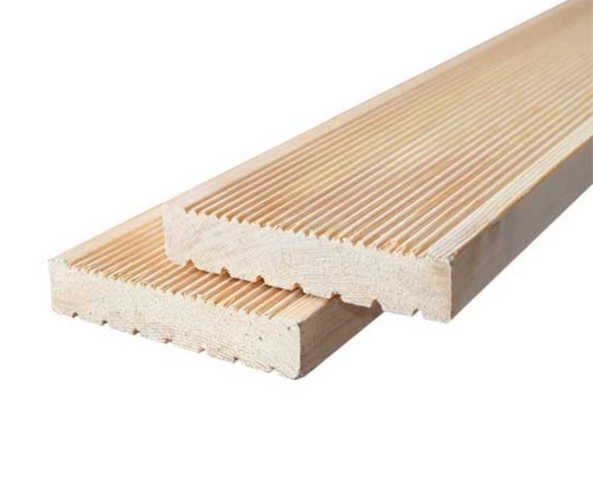 Дошка терасна та палубна зі смереки (хвоя)