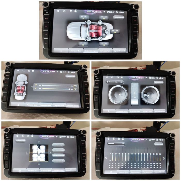 Автомагнітола 4/64 DSP_TDA7851 Volkswagen Skoda Seat Android+Камера