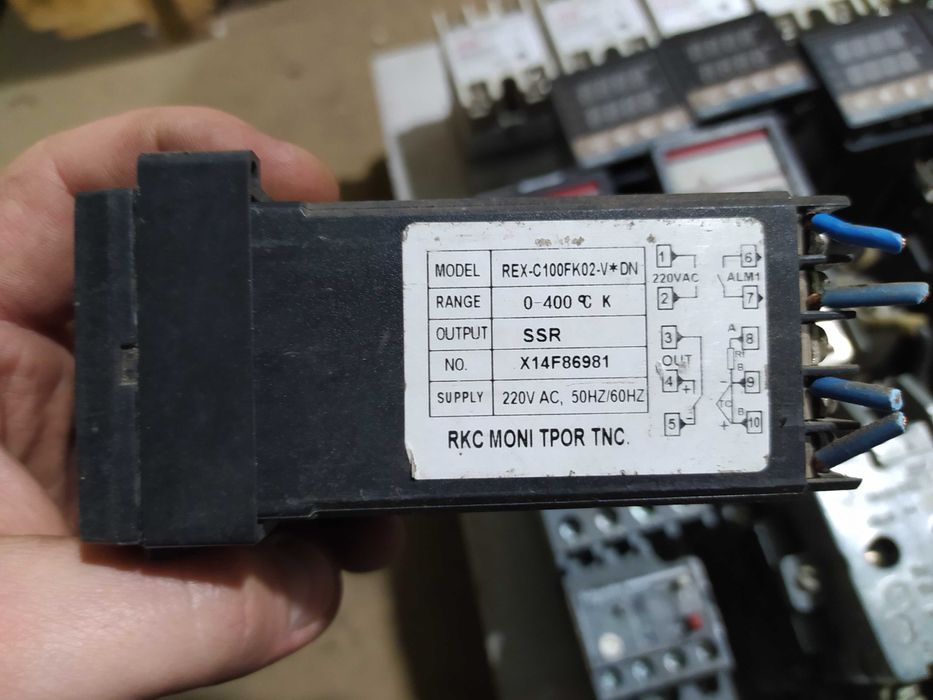 Терморегулятор BERM REX-C100.  /  SSR-60 DA (60A) Твердотельное реле