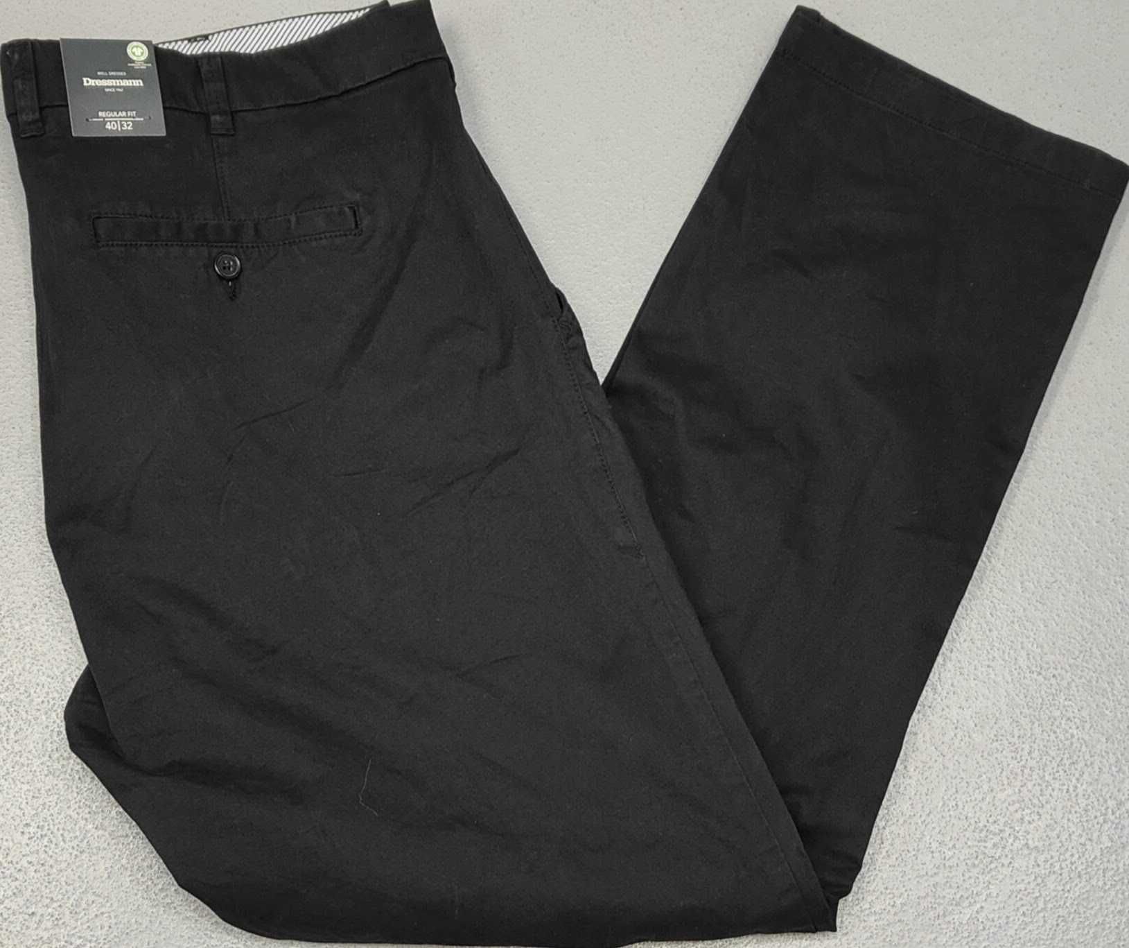 Wr) DRESSMANN męskie spodnie materiałowe Roa.40/32