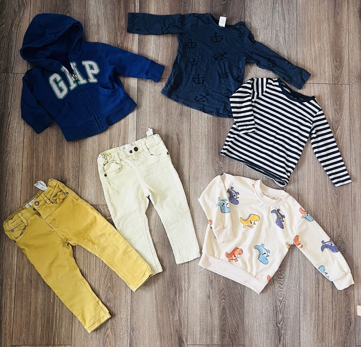 Zestaw ubranek dla chłopca 86 jesień/zima