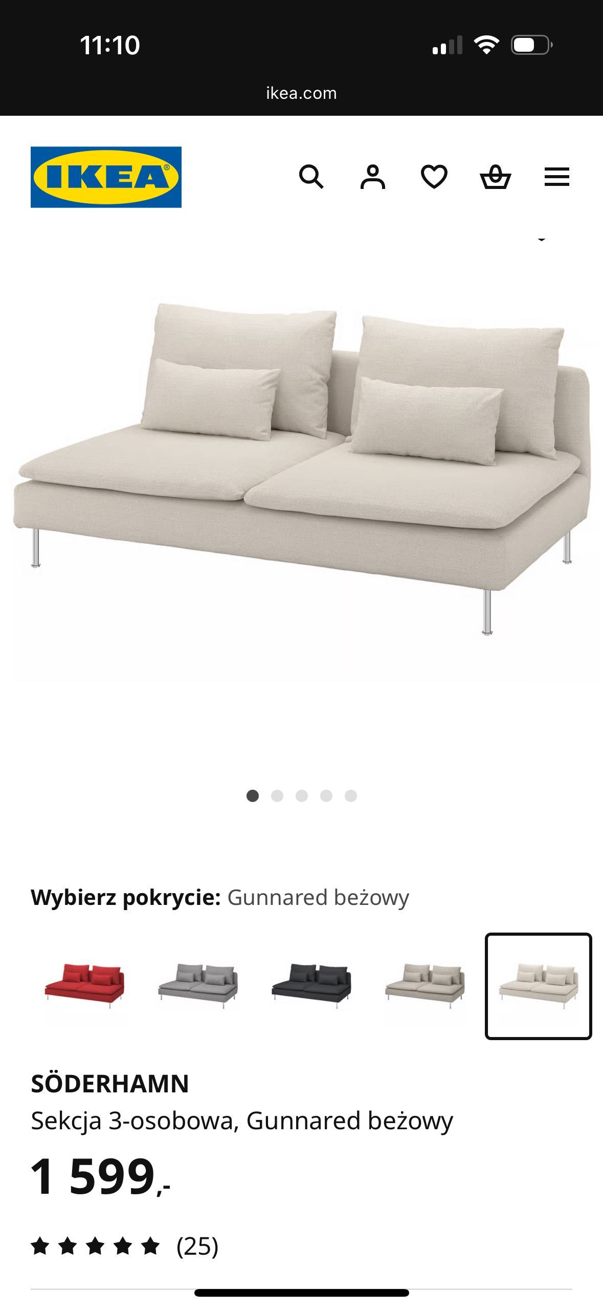 Kanapa IKEA soderhamn