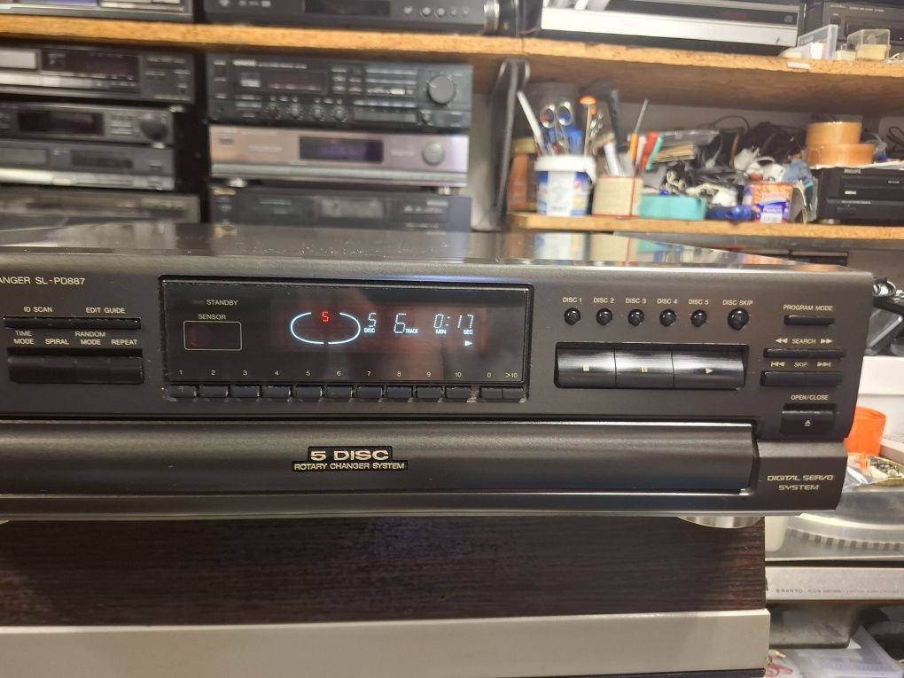 Zmieniarka Technics SL-PD887