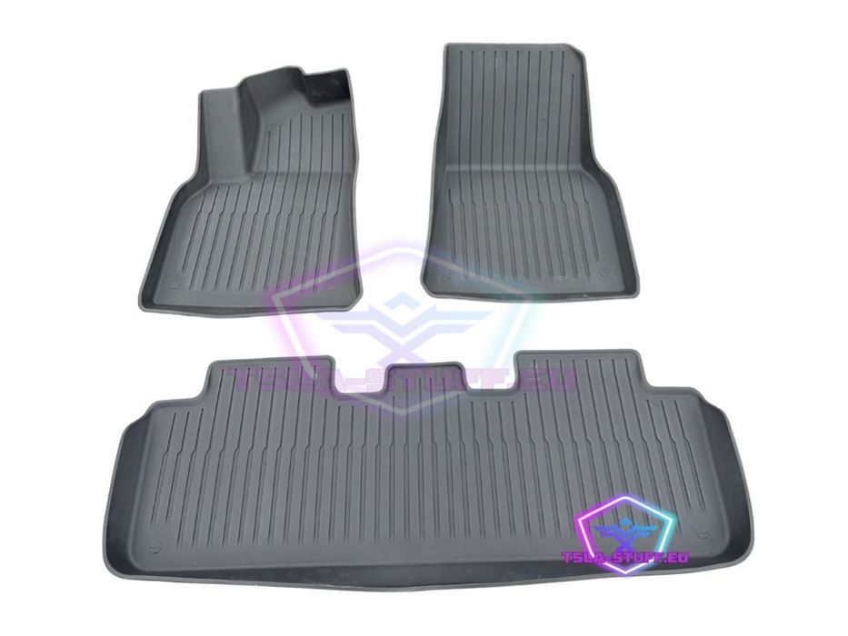 Zestaw Dywaniki Gumowe Tesla Y 2019 do 2024 - 3 częściowy .