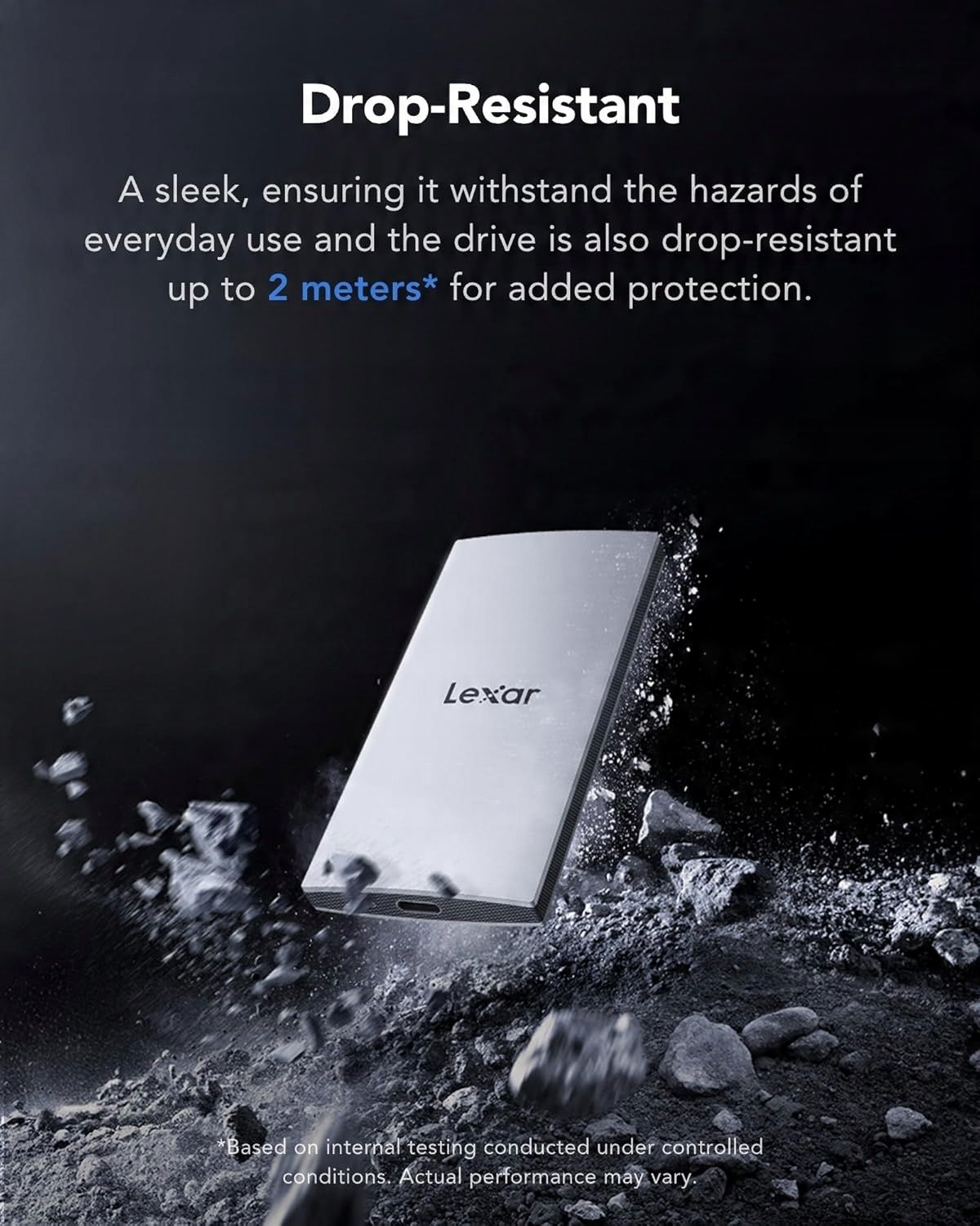 Lexar Es3 Dysk Ssd Zewnętrzny 2Tb, Usb3.2 Gen2
