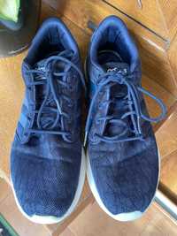 Adidas кроссовки женские легкие темно-синие оригинал 25,5 см